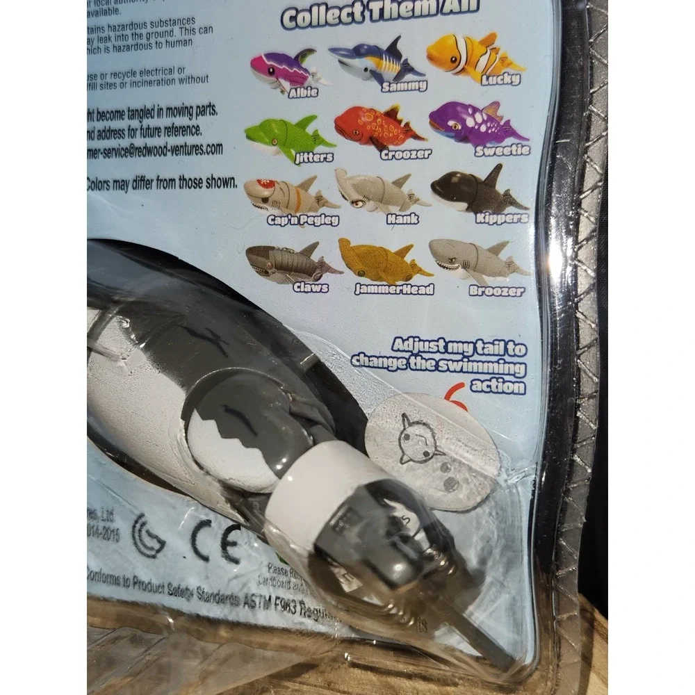 Rare~LIL' FISHYS Motorized Water Pets- Hammerhead‎ Shark Hammie-New & Sealed